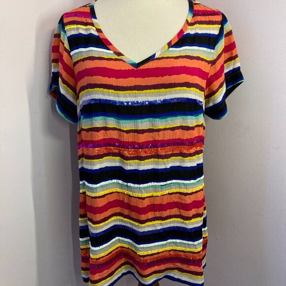 Soft Surroundings Top, NWT, Size M,( Small flaw) - Picture 1 of 12